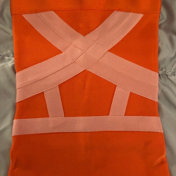 Bebe Strapless Bandeau Dress - Picture 3 of 9